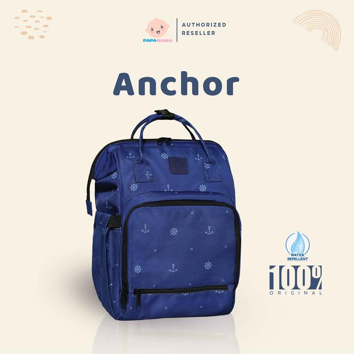 Gambar Papamama Pattern Diaper Bag - Water Repellent Fabric Anchor : 1051 dari PAPAMAMA.CO.ID undefined Tokopedia