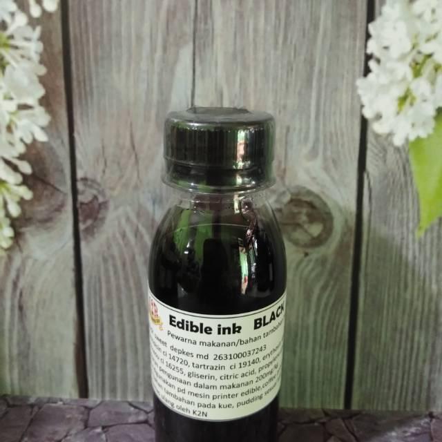 Gambar Tinta Edible Print - Black 100ml dari Resa Baking Tools undefined Tokopedia