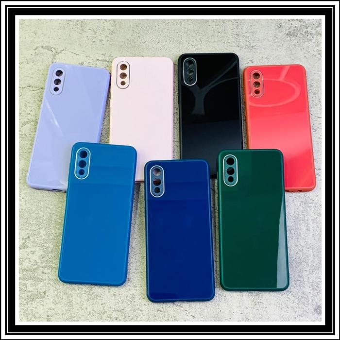 Gambar SAMSUNG GALAXY A02 / M02 GLASS CASE RING STAND HARD TEMPERED SOFT TPU - HITAM., SAMSUNG A02 dari Markas acc 88 undefined Tokopedia