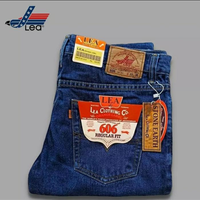 Gambar Celana Jeans Denim Standar Regular Pria - Bluewash, 33 dari toko jeans isya undefined 5 Tokopedia