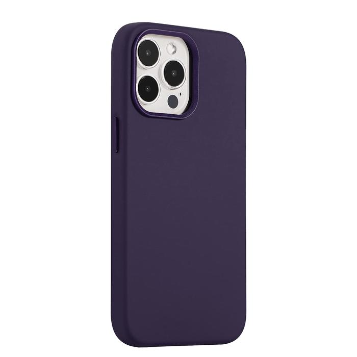 Gambar Leather Case MagSafe iPhone 14 Pro Max Plus Getgard Magnetic Casing - Deep Purple, iPh 14 Plus dari GET-WID undefined Tokopedia