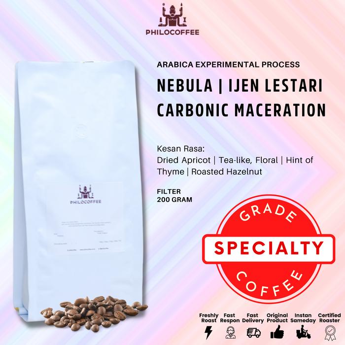Gambar NEBULA | Ijen Lestari Carbonic Maceration 200gr - BIJI KOPI dari Philocoffee undefined Tokopedia