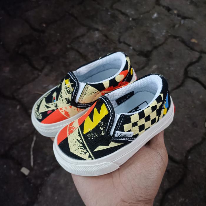 Gambar VANS SLOP MOMA OG BLACK SEPATU ANAK BAYI LAKI PEREMPUAN 1 TAHUN - MOMA BLACK, 25-35 pilh size dari MADE RISE STORE undefined Tokopedia