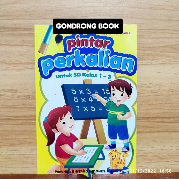 Gambar Buku Anak Pintar Perkalian Untuk SD Kelas 1-3 dari Gondrong Book undefined Tokopedia