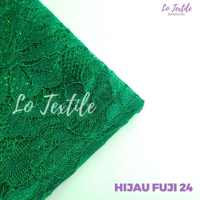 Gambar Kain Brokat Kebaya Brukat Meteran Premium - Bahan Brokat Meteran Setengah Meret Murah Meriah Brokat Bliter - Hijau Fuji-24 dari Lo Textile Bandung undefined Tokopedia