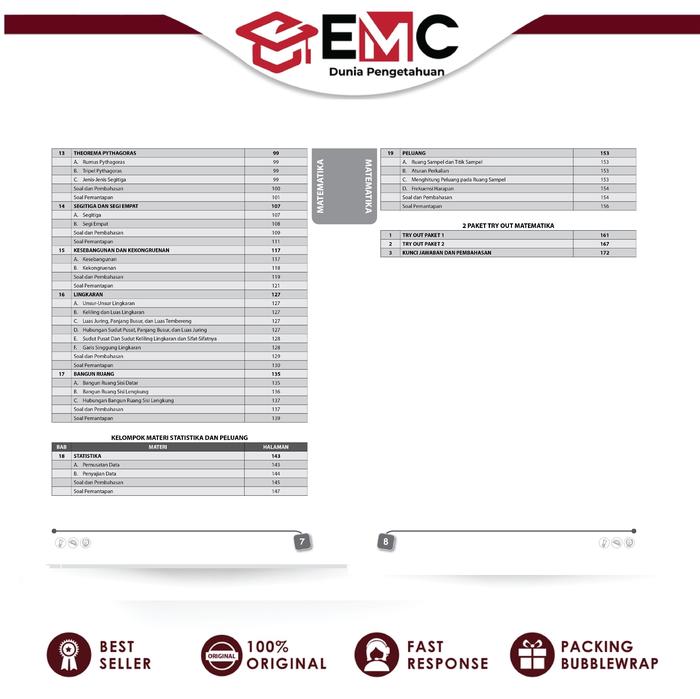 Jual Buku Akm Smp 2024 The King Materi Bank Soal Ujian Sekolah Aspd