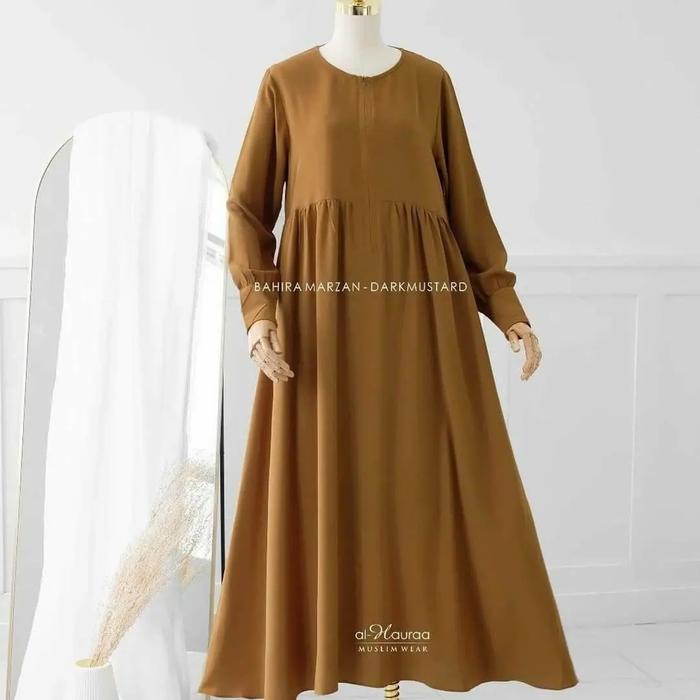 Gambar Gamis Bahira Alhauraa - dove, L dari Ramifa_store undefined 5 Tokopedia