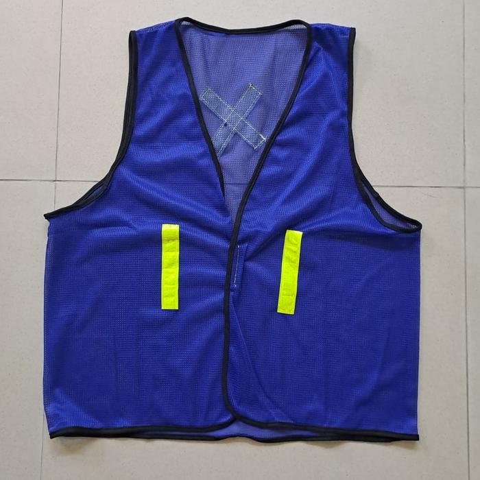 Gambar Rompi Safety Jaring Biru Proyek - Biru dari L&G Shopp undefined Tokopedia