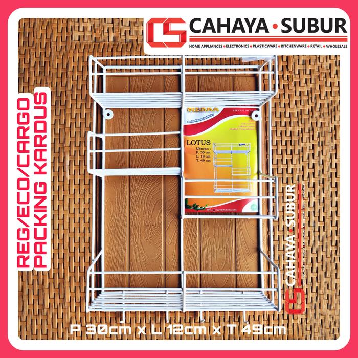 Gambar Rak Kamar Mandi Susun 3 KIS PALEMBANG Anti Karat Rak Gantung Serbaguna - Sierra LOTUS dari Cahaya Subur CSS undefined Tokopedia