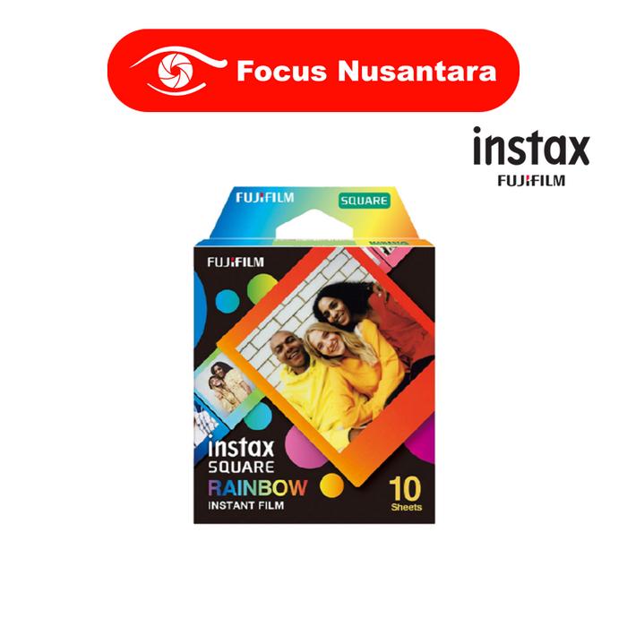 Gambar FUJIFILM Instax Paper Square FILM for Instax Square Kamera & Printer - Rainbow dari Focus Nusantara undefined Tokopedia