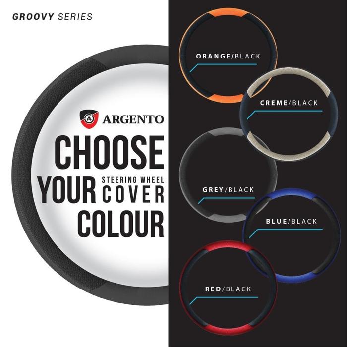 Gambar Ford Ranger / Everest Sarung Setir-Cover Stir/Steer Mobil Groovy - Hitam Full dari TDC Variasi undefined Tokopedia