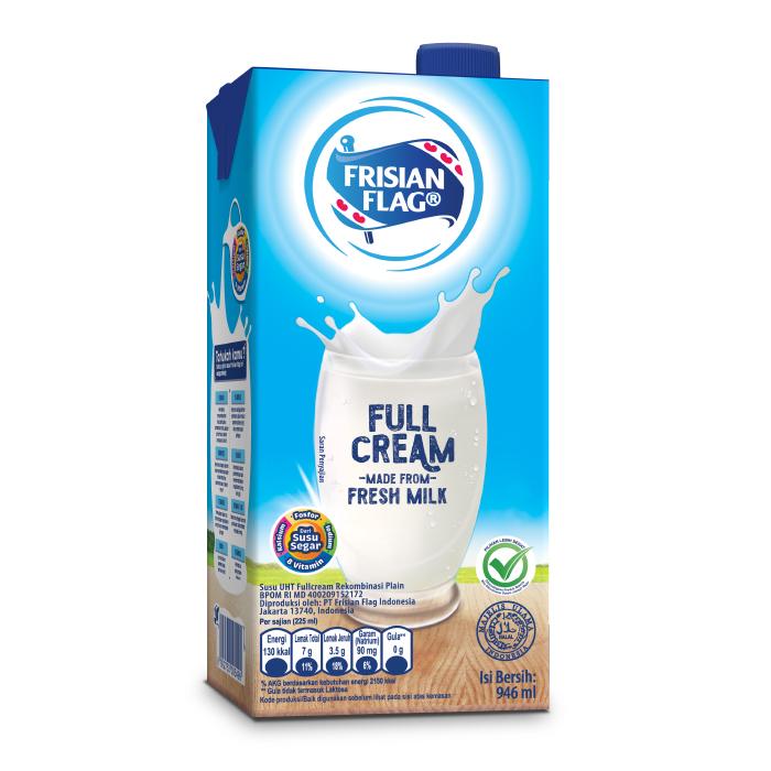 Gambar FRISIAN FLAG BENDERA FULL CREAM SUSU UHT KOTAK CAIR 900 / 946 ml dari Adam Dani Mini Market undefined Tokopedia