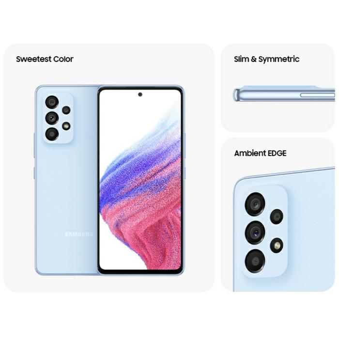Gambar Samsung Galaxy A53 5G 256GB Garansi Resmi 8/256 8/128 - Biru Muda, 256GB dari hijauorange undefined Tokopedia