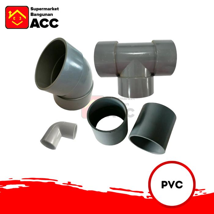 Gambar Fitting Pipa PVC Biasa | Tee Sok Keni PVC Biasa - Sok 2" biasa dari Supermarket ACC Bangunan Depok undefined Tokopedia