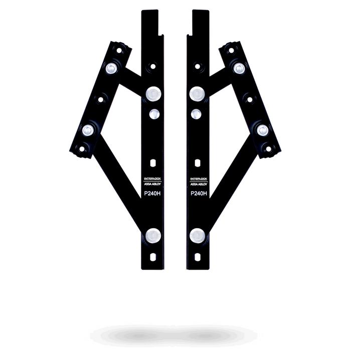 Gambar INTERLOCK ASSA ABLOY Friction Stay Top Hung Black - Engsel Jendela Jungkit Premium - 10" P240H dari GGEsta Indonesia undefined Tokopedia