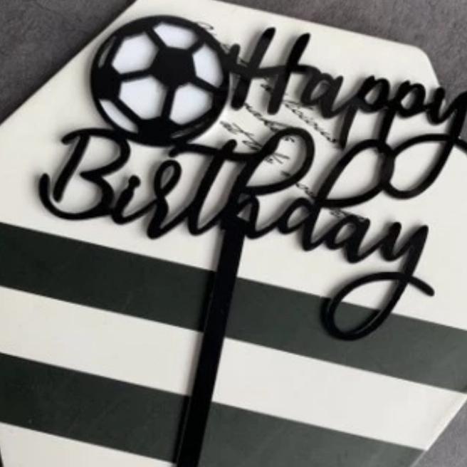 Gambar topper cake soccer sepak bola dekorasi kue - akrilik bola dari chibi little box undefined Tokopedia