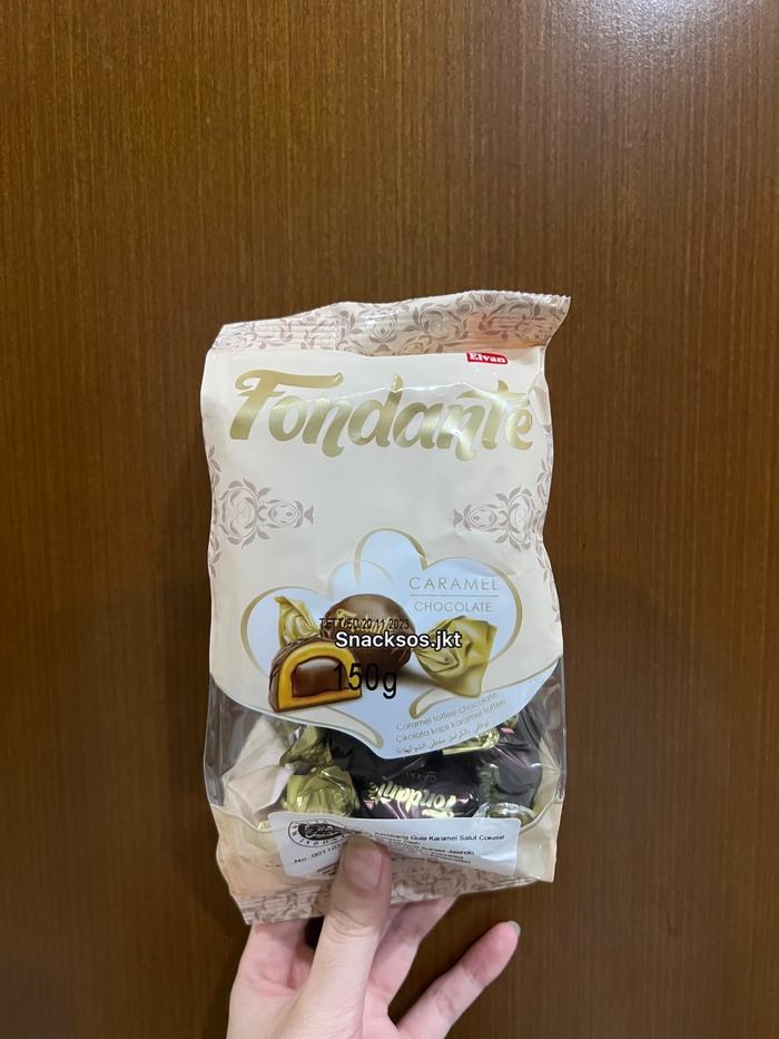 Gambar [150gr] ELVAN FONDANTE CARAMEL CHOCOLATE / FONDANT CARAMEL - 150G CRMEL CHOC dari Snacksos.jkt undefined Tokopedia