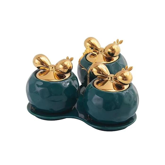 Gambar Louvre Luxury Nordic Seasoning Premium Ceramic Jar / Tempat Bumbu - Green dari Cupabox Indonesia undefined Tokopedia