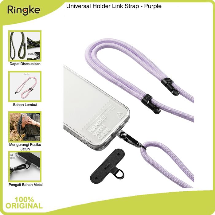 Gambar Ringke Compatible For Holder Link Strap Tali Tempat Gantungan Shoulder Neck Lanyard Metal Handphone - Purple dari muvit-OfficialStore undefined Tokopedia