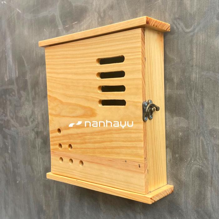 Gambar Box cover Penutup meteran listrik MCB dan panel listrik - Rangka natural, 21 X 6 X 24 CM dari nanhayu custom woodcraft undefined Tokopedia