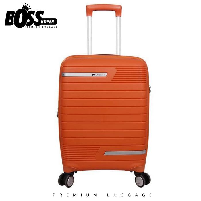 Gambar Koper JACK NICKLAUS Hardcase 20 Inch Small TSA + Bisa Expand original - Orange dari Boss Koper undefined Tokopedia