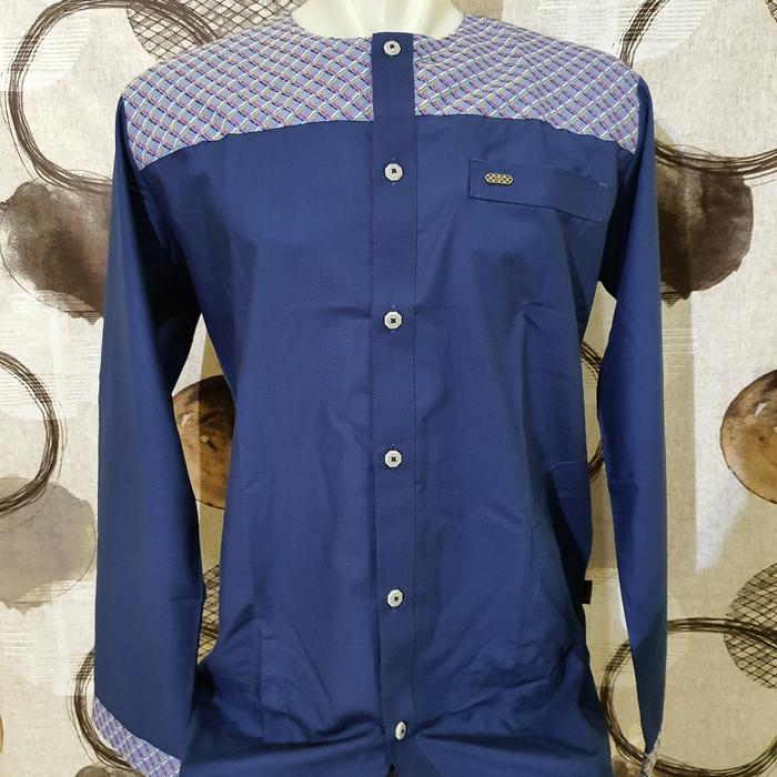 Gambar Baju Koko Alraz 09 - Biru, L dari ali collection undefined 5 Tokopedia