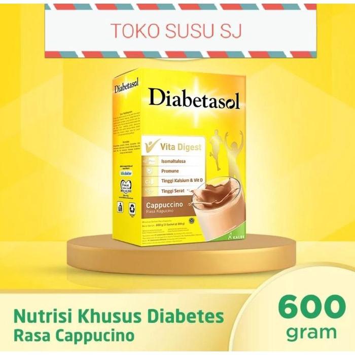 Gambar Diabetasol Vanila Coklat Cappucino 600 Gr/600Gr - CAPPUCINO dari DesyAhmadtoko undefined Tokopedia