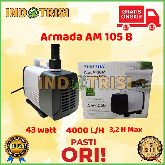 Gambar Pompa Kolam Ikan Low Watt Armada AM 105B 105 B Pompa Koi Filter Celup - Armada 105B dari indotrisi undefined Tokopedia