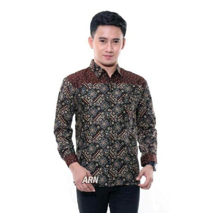 Gambar 0KEMEJA BATIK ANAK BAPAK LENGAN PANJANG Batik Couple Ayah Dan Anak - Kemeja HT, M dari Aliyah Jaya Shop undefined Tokopedia