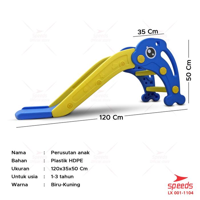 Gambar SPEEDS Mainan Ayunan Anak Swing Playround Bermain Kuda Kudaan M1308 - M1104 BIRU dari Speedshome undefined Tokopedia