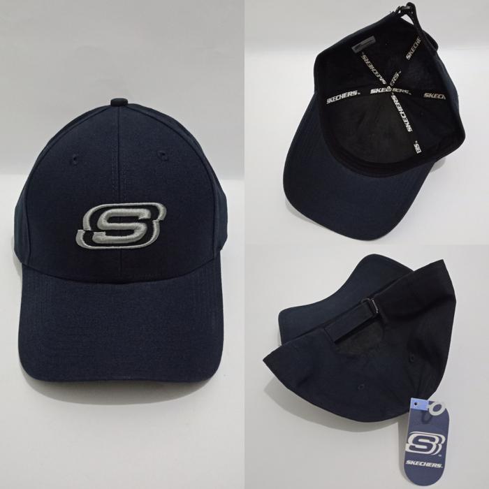 Clearance Sale Topi Skechers Original Navy Logo S