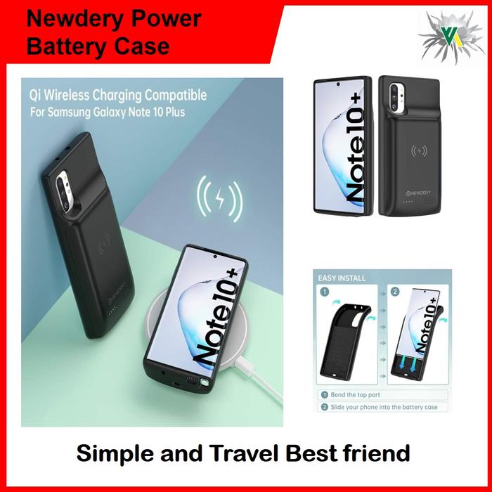 6000mah Battery Best Note 10 Plus Battery Case Cover Best Wireless