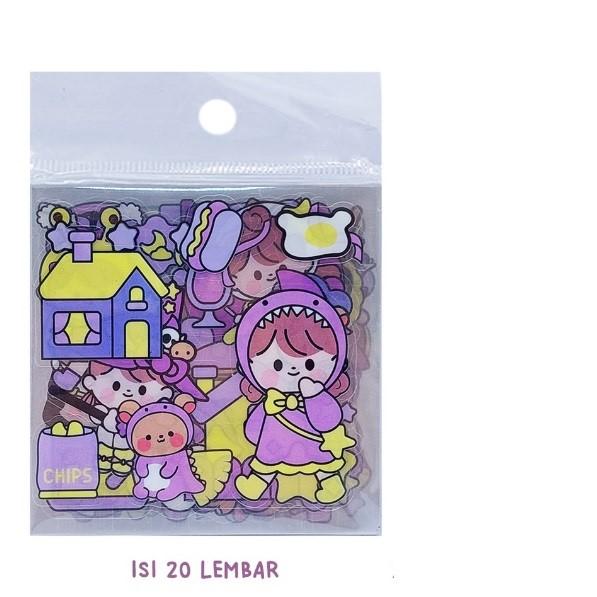 Gambar Sticker Momo 2D Stiker Kartun Karakter Korea Aesthetic Waterproof Lucu - Ungu Plastik 20 dari Vionas Corner undefined Tokopedia