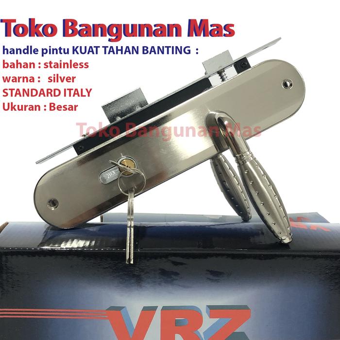 Gambar HANDLE PINTU STAINLESS PANJANG /KUNCI PINTU UKURAN BESAR /GAGANG PINTU - Handle bulat dari Toko Bangunan Mas undefined Tokopedia