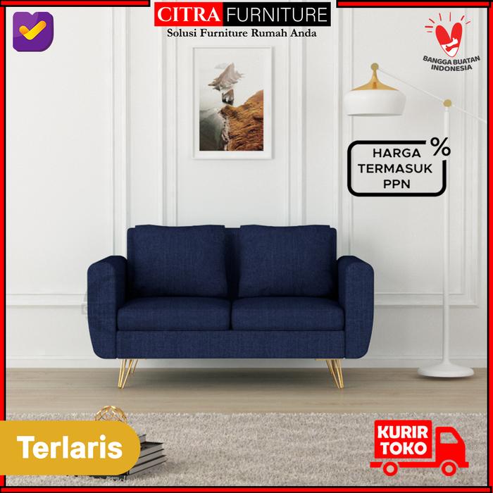 Gambar Sofa Retro Daphnie Minimalis 2 Seater Dudukan | DAKOTA Series - Mystic, Kayu Retro dari Citra furniture undefined Tokopedia