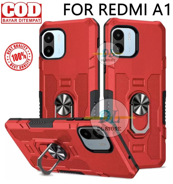Promo Casing Untuk Xiaomi Redmi A1 Hard Case Ring Armor Holder