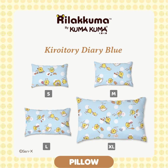 Gambar PILLOW TENCEL RILAKKUMA BY KUMA KUMA - Kiroitory Blue, S dari housekumakuma undefined Tokopedia