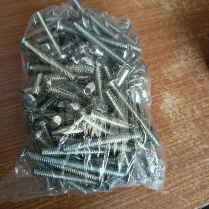Gambar baut mur seng 1/4 x 2 inch per gross 144 pc dari toko teknik bandung undefined Tokopedia