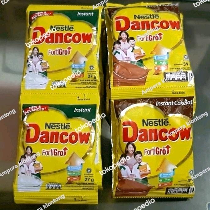 Gambar Susu Dancow Instant FortiGro 1 Renceng (10pcs) - Cokelat dari AMPERA KLONTONG undefined Tokopedia