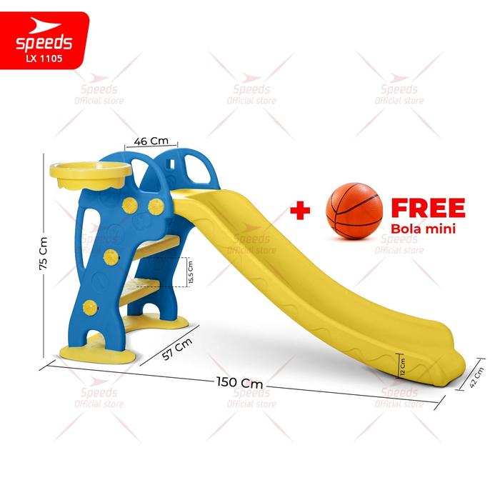 Gambar SPEEDS Mainan Ayunan Anak Swing Playround Bermain Kuda Kudaan M1308 - M1105 BIRU dari Speedshome undefined Tokopedia