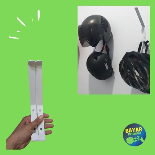Gambar Standing Rak Helm/Gantungan Helm - Rak Helm 4 Tingkat 1 - 6 Susun Besi - Besi dari Aneka Tempa Kreativa undefined Tokopedia