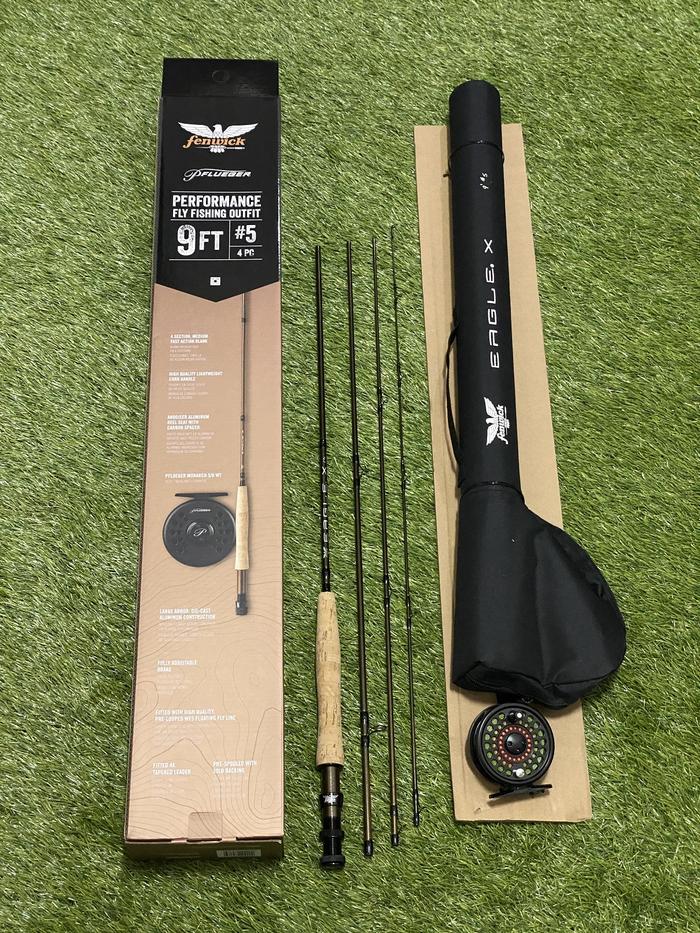Gambar SET JORAN & REEL FENWICK EAGLE X FLY OUTFIT FLY FISHING COMBO - EXF905-CBO WT5 dari 777 Fishing Gear undefined Tokopedia