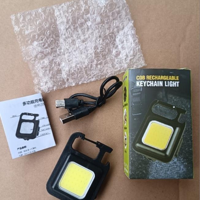 Gambar Lampu LED Gantungan Kunci Senter COB Key Chain Lampu Camping - COBPL dari VIBOSTECH undefined Tokopedia