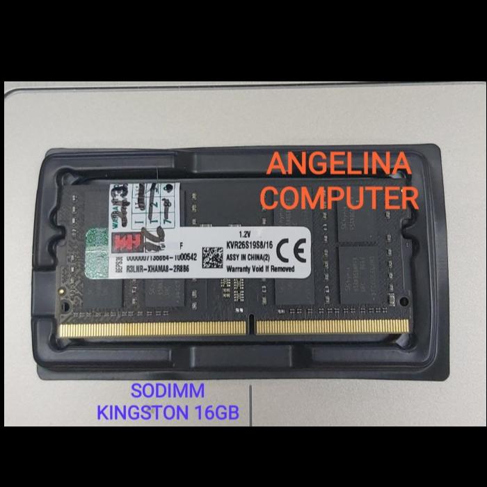 Jual MEMORY RAM KINGSTON SODIMM DDR4 16GB 2666MHz PC 21300