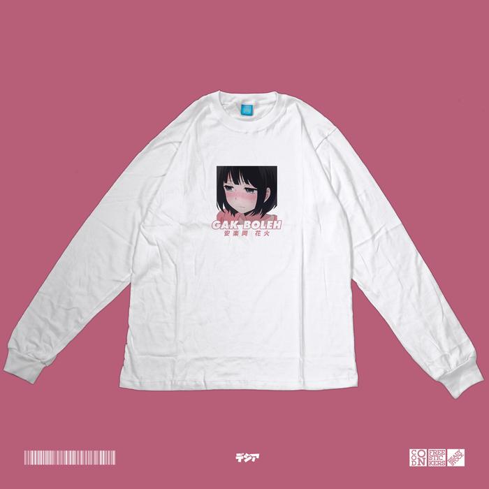 Gambar Hanabi Gak Boleh Meme Kuzu no Honkai Waifu Longsleeve Kaos Anime Manga - Putih, S dari DJA CLOTH undefined Tokopedia