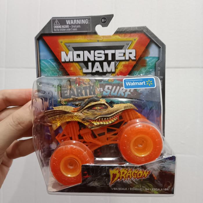 Gambar Monsterjam Earth vs Surf Edition Series 2 Skala 1:64 Ori Spin Master - Dragon dari Vanessa toys_NEW undefined Tokopedia