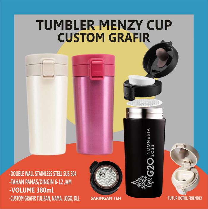 Gambar Tumbler, Thumbler, Tambler, Tumblr, Thumblr, Tamblr, Tumbler Custom 06 - HITAM GF 1 SISI dari AXL Grafir & Marking undefined Tokopedia