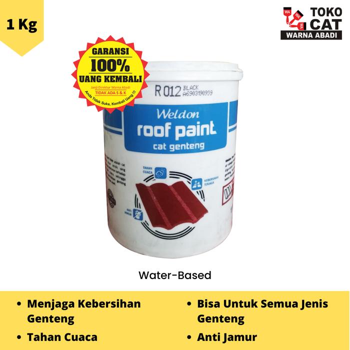 Gambar CAT GENTENG WELDON 1 KG - MONACO R001 dari Toko Cat Warna Abadi undefined Tokopedia