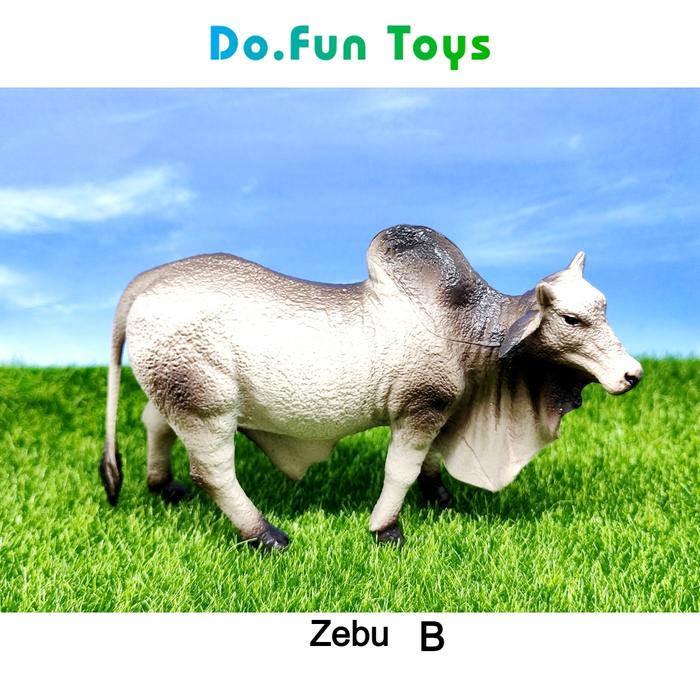 Gambar Zebu Animal Figure/ Miniatur Mainan Binatang Sapi India - Zebu A Brown dari DO.FUN TOYS undefined 4 Tokopedia