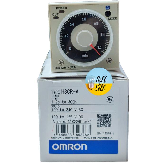 Gambar Timer Omron H3CR-A 220VAC (100% Original) / Timer 11 Pin H3CRA (ASLI) - +Socket Biasa dari Sell & Sell undefined Tokopedia